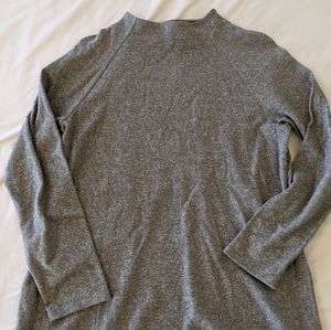 J. Crew Pure Jill J JILL Small Tunic Shirt Solid Gray Flowy Boho.